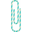 Christmas In July - Paperclip - White & Blue