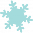 Christmas In July - CB - Plastic Snowflake - Blue