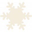 Christmas In July - CB - Plastic Snowflake - White