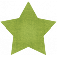 Spookalicious - Green Star Sticker