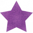 Spookalicious - Purple Star Sticker