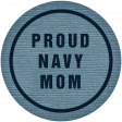 Proud Navy Mom Tag