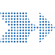 Birthday Arrow - Blue