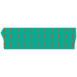 Horizontal Dashes Washi Tape - Green & Orange