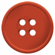 Dino Button - Red
