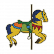 Carousel Horse- Tan