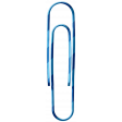 Brighten Up Paperclip - Blue Stripes