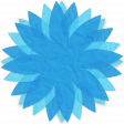 Brighten Up Paper Flower - Blue