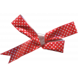 Deck The Halls - Red Polka Dot Bow