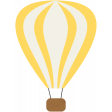 Hot Air Balloon - Yellow Balloon