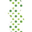 Green Polka Dot Ric Rac Ribbon