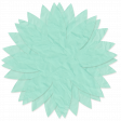 Tissue Paper Flower - Teal