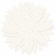 Tissue Paper Flower - White