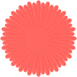 Paper Flower 15 - Coral
