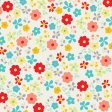 City Bicycle - Floral Paper - Multicolor