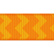 Medium Ribbon - Chevron - Orange