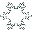 Metal Snowflake Outline