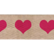 Twill Ribbon with Pink Hearts