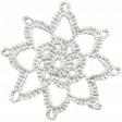 Frozen Crochet Snowflake 002 - White