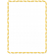 Sunshine & Lemons No2 - Stitched Yellow Frame