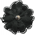 Ride A Bike - Fabric Flower - Black