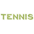 Tennis Word Art