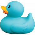 Tiny, But Mighty - Teal Rubber Duck
