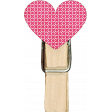 Tiny, But Mighty Heart Clothespin 06