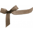 Be Mine - Brown Organza Bow