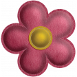 Quilted With Love - Vintage Rose Stitched Flower