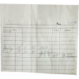 Quilted With Love - Vintage Receipt