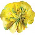 Yellow Fabric Flower 01