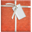 Quilted With Love - Modern - Orange Damask Fat Quarter