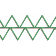 Quilted With Love - Green Triangle Stitches