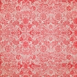 Quilted With Love - Modern Red Floral Fabric Paper