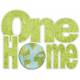 Earth Day Mini - One Home Word Art