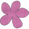 Earth Day Mini - Pink Cardboard Flower