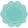 Hello - Teal Doily