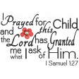 Oh Baby, Baby - Prayed Word Art