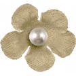 Oh Baby Tan Silk Flower