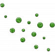 Spook Dots Glitter Green
