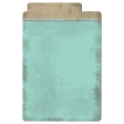 Snow Day File Tab Teal