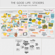 The Good Life: July & August 2023 Stickers Bundle