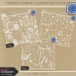 Toolbox Painted Flowers - Template Bundle