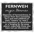 Alistair West Kit: Fernweh