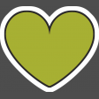 Flora: Heart Sticker 04