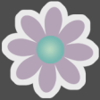 My Tribe: March 2020 BT: flower sticker