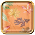 Grateful Square Flair with Autumn Leaves