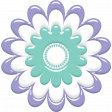 Lilac Aqua Element Flower 22