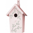 Pink and Green Floral Birdhouse